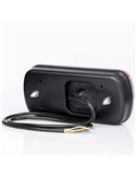 Piloto trasero LED con cable 1m. FT-130, 6 Funciones 12/24V, 220×100mm