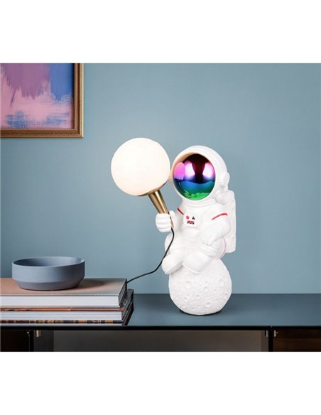 Lámpara de mesa LED astronauta STRONG, intensidad regulable, USB, 1,5W 100lm, 2700K IP20