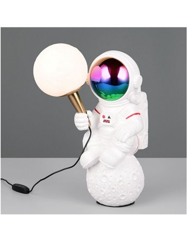 Lámpara de mesa LED astronauta STRONG, intensidad regulable, USB, 1,5W 100lm, 2700K IP20