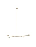 Lámpara de techo CODA 6 luces orientables, bombillas excl. GX53 max. 10W IP20 Beige