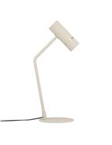 Lampe de table élégante CAMINIA, sable et laiton brossé, GU10 incluse, 4,7 W, 3000 K