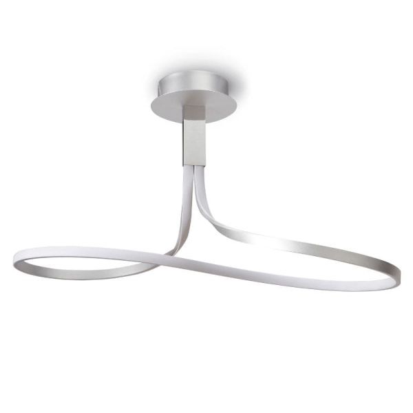 Lámpara LED cromo Nur de techo 4980 4995 Dimmable  40W Mantra 3000K | LeonLeds