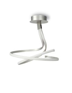 Lámpara de techo Nur 4981 4998 dimmable plata doble | LeonLeds