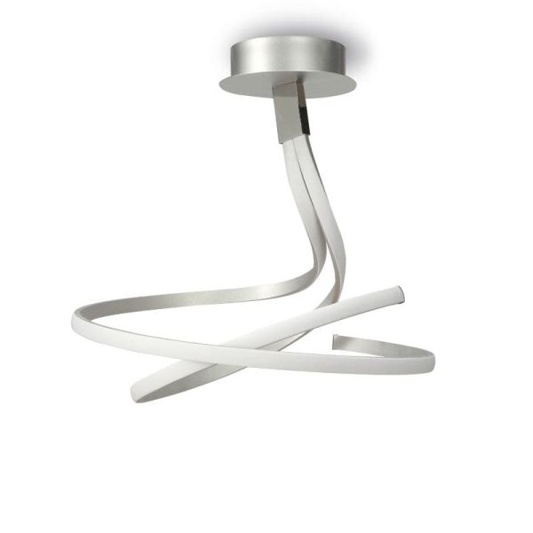 Lámpara de techo Nur 4981 4998 dimmable plata doble | LeonLeds