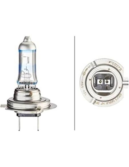Bombilla halógena HELLA H7 Performance +120% 12V 55W PX26d caja 1 unidad 8GH 223 498-031