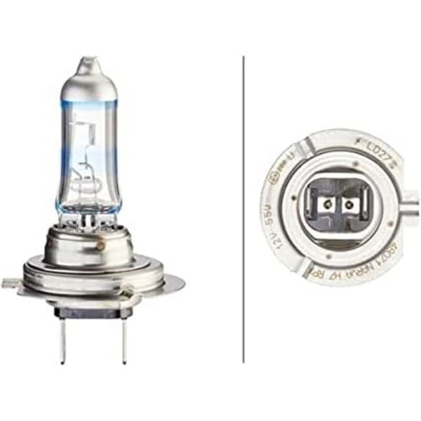 Bombilla halógena HELLA H7 Performance +120% 12V 55W PX26d caja 1 unidad 8GH 223 498-031