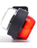 Galibo LED multifunción WAS W74.2A LOGO – 12/24V – efecto neón con emblema WAS, cable 33 cm, luz delantera blanca y lateral roja