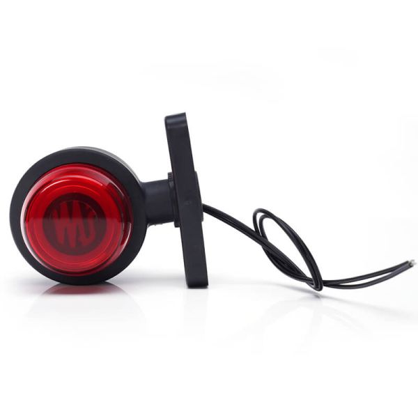 Galibo LED multifunción WAS W74.2A LOGO – 12/24V – efecto neón con emblema WAS, cable 33 cm, luz delantera blanca y lateral roja