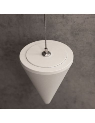 Lámpara de pie Vertical 7352 7351 negro blanco Mantra moderna detalle pie | LeonLeds