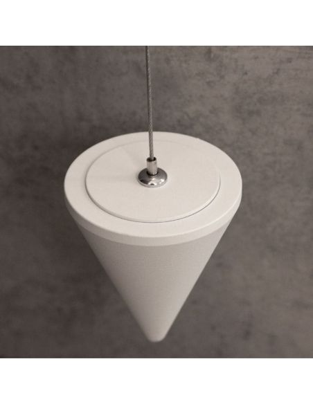 Luminária de Piso Vertical 7352 7351 Preto Branco Mantra Moderna Detalhe Pé | LeonLeds