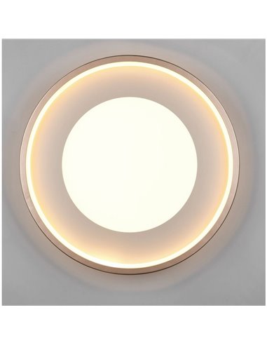 Plafón de techo redondo LED SOLEA Ø40cm 36W 4700lm, 3000K IP20 Marrón