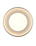 Plafón de techo redondo LED SOLEA Ø40cm 36W 4700lm, 3000K IP20 Marrón