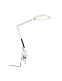 Lámpara de mesa LED estilo flexo multiposición SERVO 13,5W 1400lm regulable 3000+4200+6500K Blanco