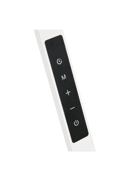 Lámpara de mesa LED estilo flexo multiposición SERVO 13,5W 1400lm regulable 3000+4200+6500K Blanco