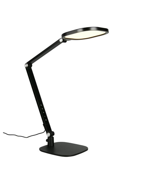 Flexo LED SERVO multiposições 13,5W 1400lm regulável 3000-6500K com sensor, memória e temporizador IP20