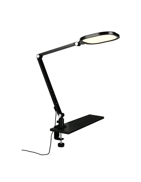 Flexo LED SERVO multiposições 13,5W 1400lm regulável 3000-6500K com sensor, memória e temporizador IP20