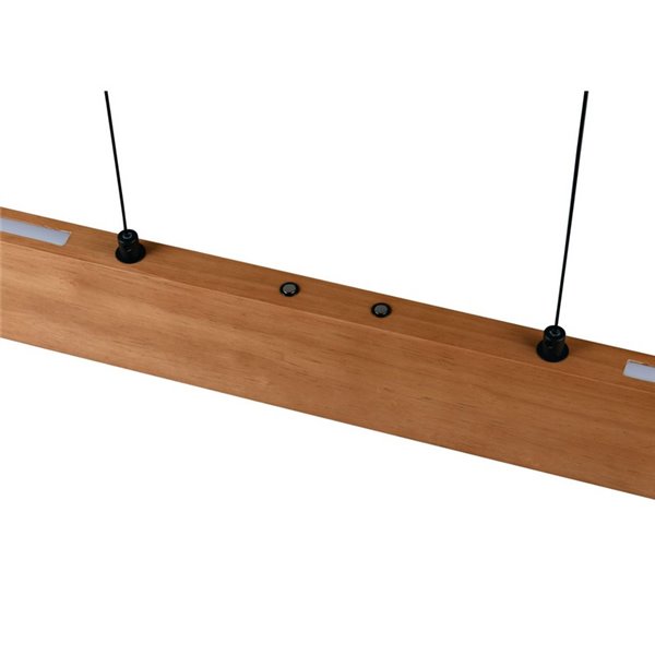 Lámpara colgante LED EDGEWOOD 115cm 27W 3100lm regulable 2700–6000 K doble iluminación IP20