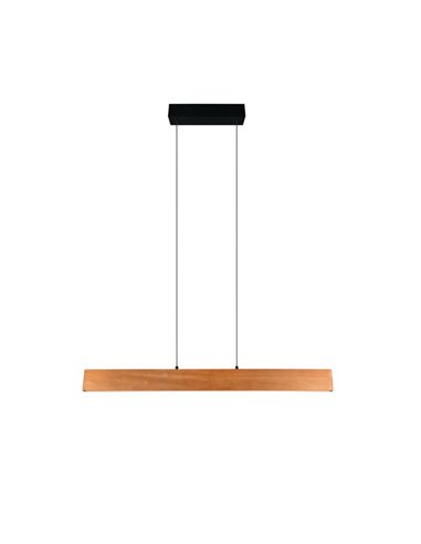 Lámpara colgante LED EDGEWOOD 115cm 27W 3100lm regulable 2700–6000 K doble iluminación IP20