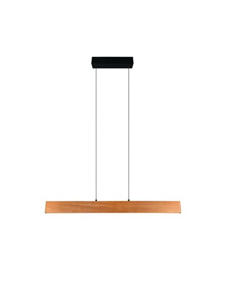Lámpara colgante LED EDGEWOOD 115cm 27W 3100lm regulable 2700–6000 K doble iluminación IP20