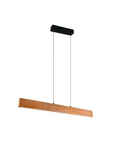 Lámpara colgante LED EDGEWOOD 115cm 27W 3100lm regulable 2700–6000 K doble iluminación IP20