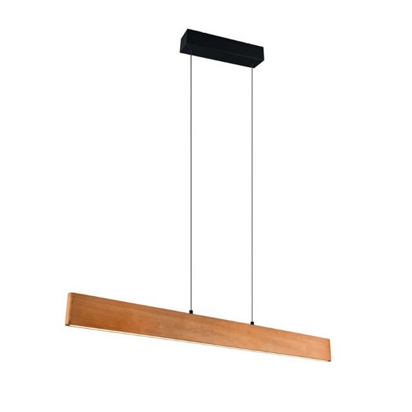 Lámpara colgante LED EDGEWOOD 115cm 27W 3100lm regulable 2700–6000 K doble iluminación IP20