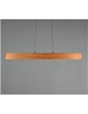 Lámpara colgante LED EDGEWOOD 115cm 27W 3100lm regulable 2700–6000 K doble iluminación IP20