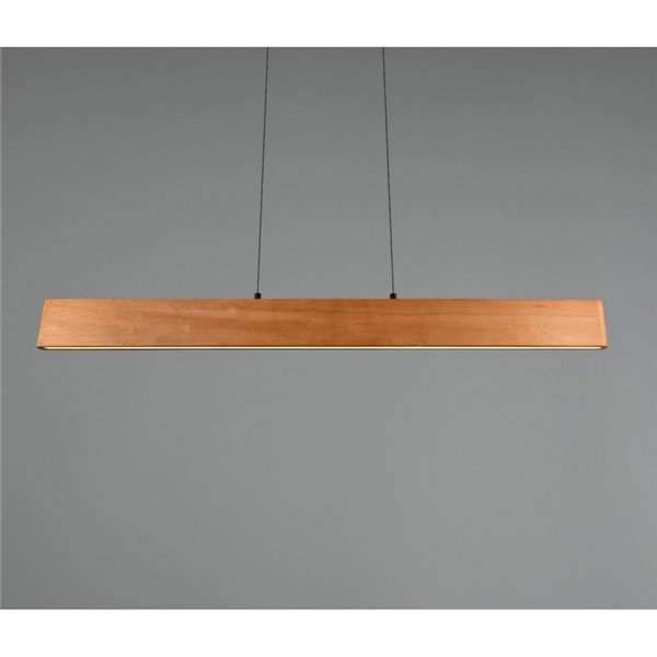 Lámpara colgante LED EDGEWOOD 115cm 27W 3100lm regulable 2700–6000 K doble iluminación IP20