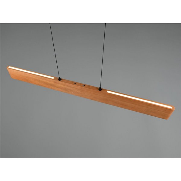 Lámpara colgante LED EDGEWOOD 115cm 27W 3100lm regulable 2700–6000 K doble iluminación IP20