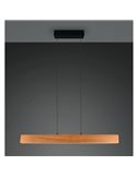 Lámpara colgante LED EDGEWOOD 115cm 27W 3100lm regulable 2700–6000 K doble iluminación IP20