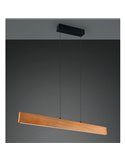 Lámpara colgante LED EDGEWOOD 115cm 27W 3100lm regulable 2700–6000 K doble iluminación IP20