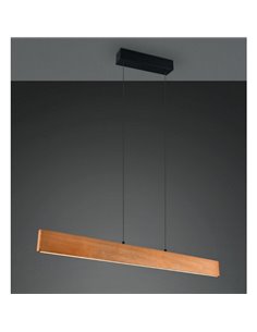Lámpara colgante LED EDGEWOOD 115cm 27W 3100lm regulable 2700–6000 K doble iluminación IP20 2