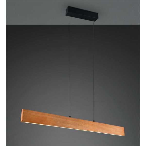 Lámpara colgante LED EDGEWOOD 115cm 27W 3100lm regulable 2700–6000 K doble iluminación IP20