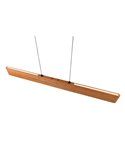 Lámpara colgante LED EDGEWOOD 115cm 27W 3100lm regulable 2700–6000 K doble iluminación IP20