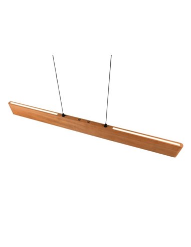 Lámpara colgante LED EDGEWOOD 115cm 27W 3100lm regulable 2700–6000 K doble iluminación IP20