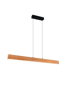 Lámpara de techo LED EDGEWOOD luz arriba y abajo 150cm 27W 3100lm regulable 2700–6000K IP20