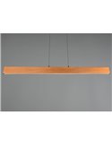 Lámpara de techo LED EDGEWOOD luz arriba y abajo 150cm 27W 3100lm regulable 2700–6000K IP20