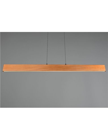 Lámpara de techo LED EDGEWOOD luz arriba y abajo 150cm 27W 3100lm regulable 2700–6000K IP20