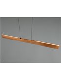 Lámpara de techo LED EDGEWOOD luz arriba y abajo 150cm 27W 3100lm regulable 2700–6000K IP20