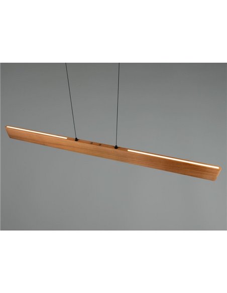 Lámpara de techo LED EDGEWOOD luz arriba y abajo 150cm 27W 3100lm regulable 2700–6000K IP20