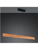 Lámpara de techo LED EDGEWOOD luz arriba y abajo 150cm 27W 3100lm regulable 2700–6000K IP20