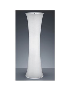Lámpara de pie textil GRAVIS 123cm altura bombillas excl. 2x E27 max. 40W IP20 Blanca 2