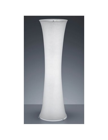 Lámpara de pie textil GRAVIS 123cm altura bombillas excl. 2x E27 max. 40W IP20 Blanca