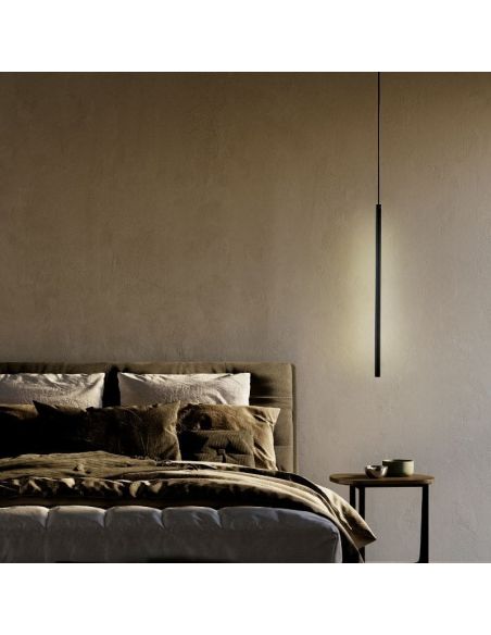 Lámpara colgante TORCH blanco o negro Mantra 11W 3000K ambiente | LeonLeds