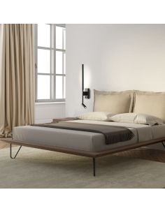 Aplique LED Torch Mantra 6703 com leitor preto | LeonLeds 2