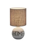 Lámpara de Sobremesa Rustico Marrón Esna Home Grande 1XE14
