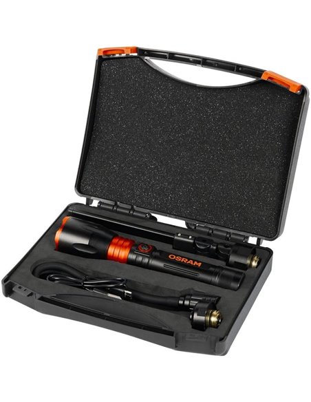 Linterns kit 3 en 1, linterna, luz de inspección y luz cuello de cisne LEDinspect, 160/450/500Lm, USB C