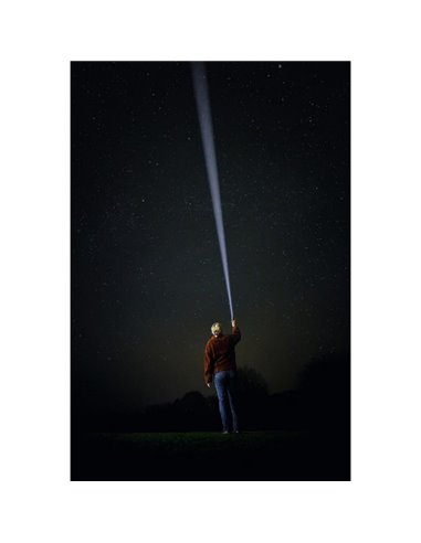 Lampe de poche ergonomique LEDinspect PRO TORCH 500Lm zoom de qualité supérieure, puissante et durable