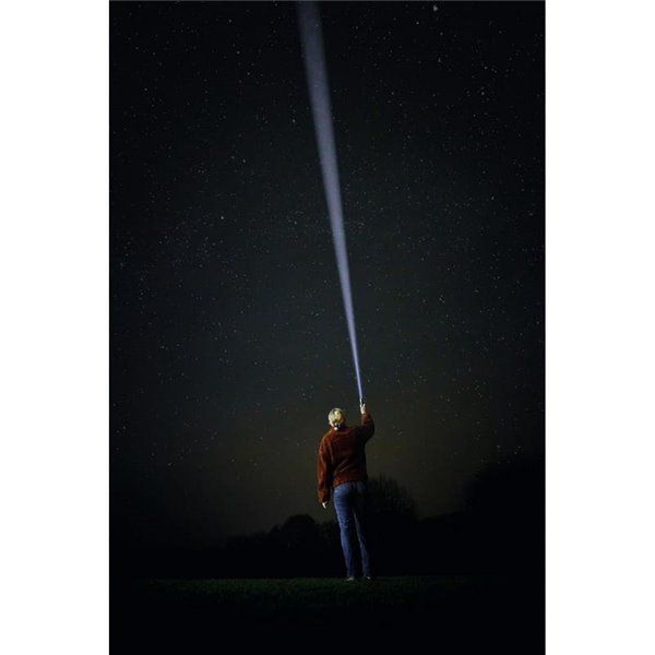 Lampe de poche ergonomique LEDinspect PRO TORCH 500Lm zoom de qualité supérieure, puissante et durable