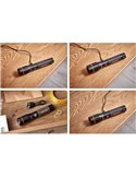 Linterna premium ergonómica con zoom LEDinspect PRO TORCH 500Lm, potente y resistente
