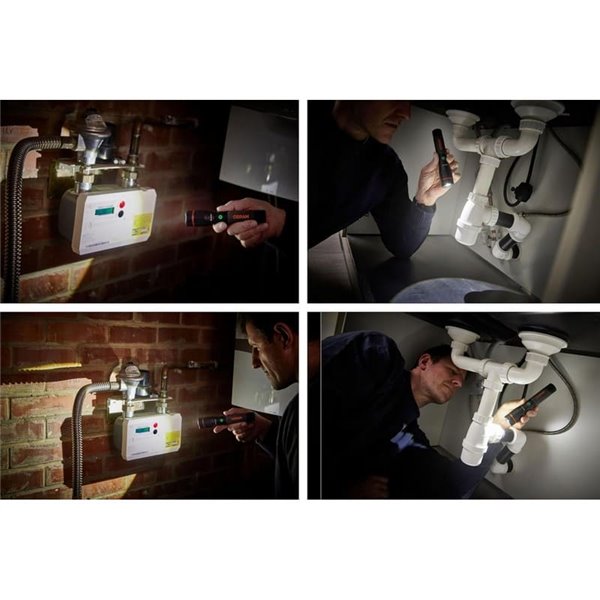 Lanterna profissional LEDinspect PRO TORCH de 800 lm, potente, 5 modos de iluminação, IP44